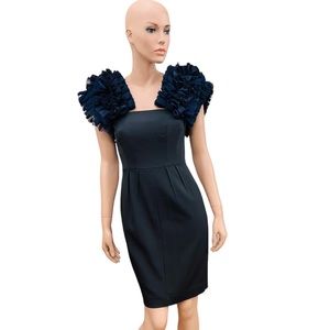 ROKSANDA ILINCIC  Mini Dress Size 6 Fabric Acetate Polyamide Elastane Blend